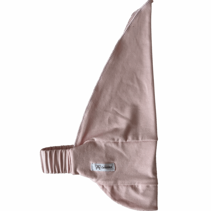 Šatka so šiltom z jemného úpletu na gumku